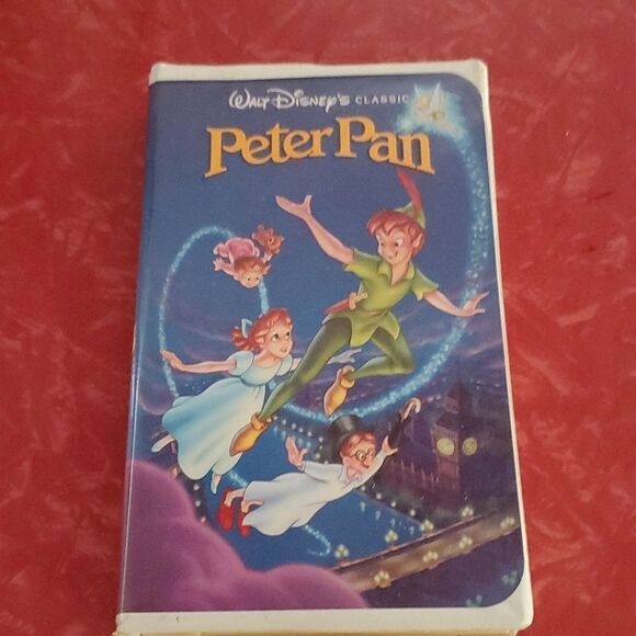 1990 Black Diamond Walt Disney Peter Pan VHS Tape - Picture 1 of 10